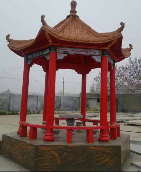 赣州六角凉亭
